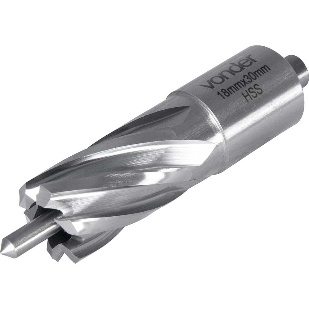 Broca anular, encaixe Weldon, 18 mm x 30 mm VONDER