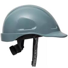 Capacete Ump com jugular cinza Steelflex