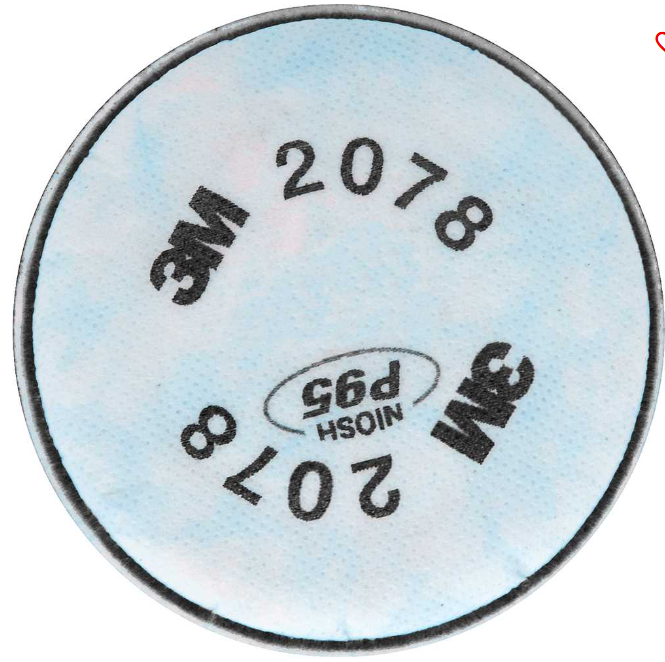 FILTRO P/ POEIRA NÉVOA VAPOR 3M 2078